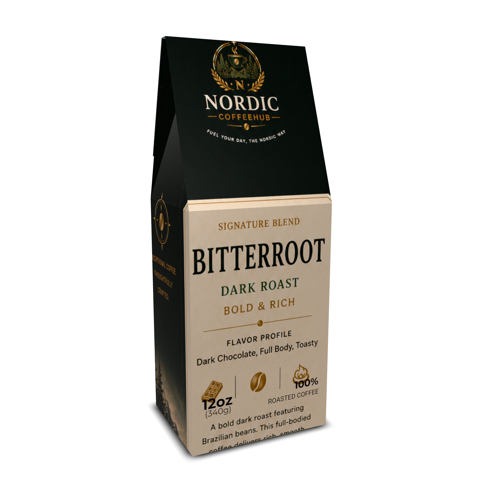 Bitterroot Dark Roast Coffee - Nordic coffeehub
