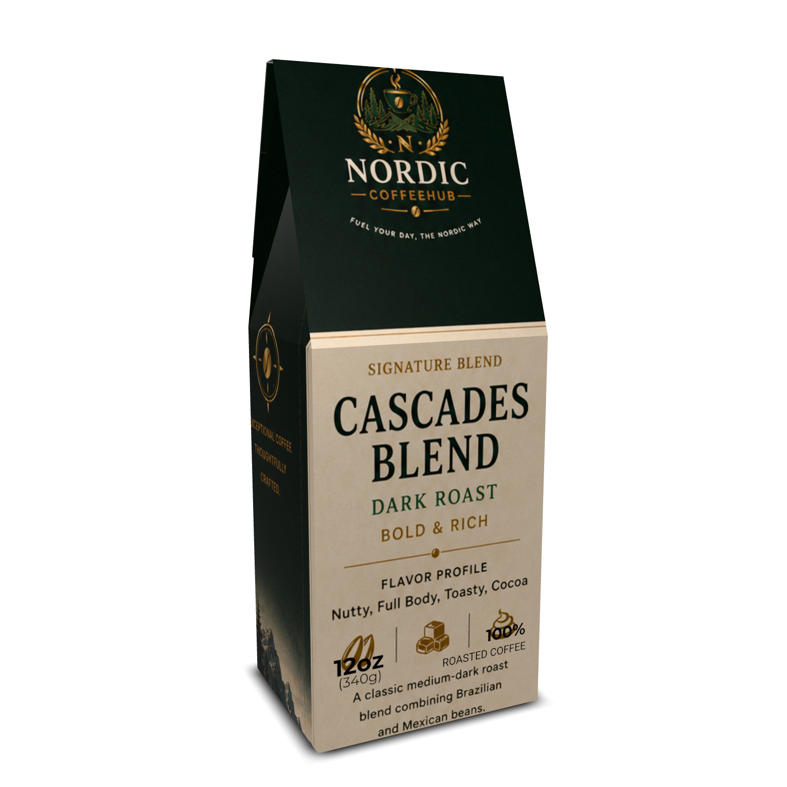Cascades Blend Dark Roast Coffee - Nordic coffeehub
