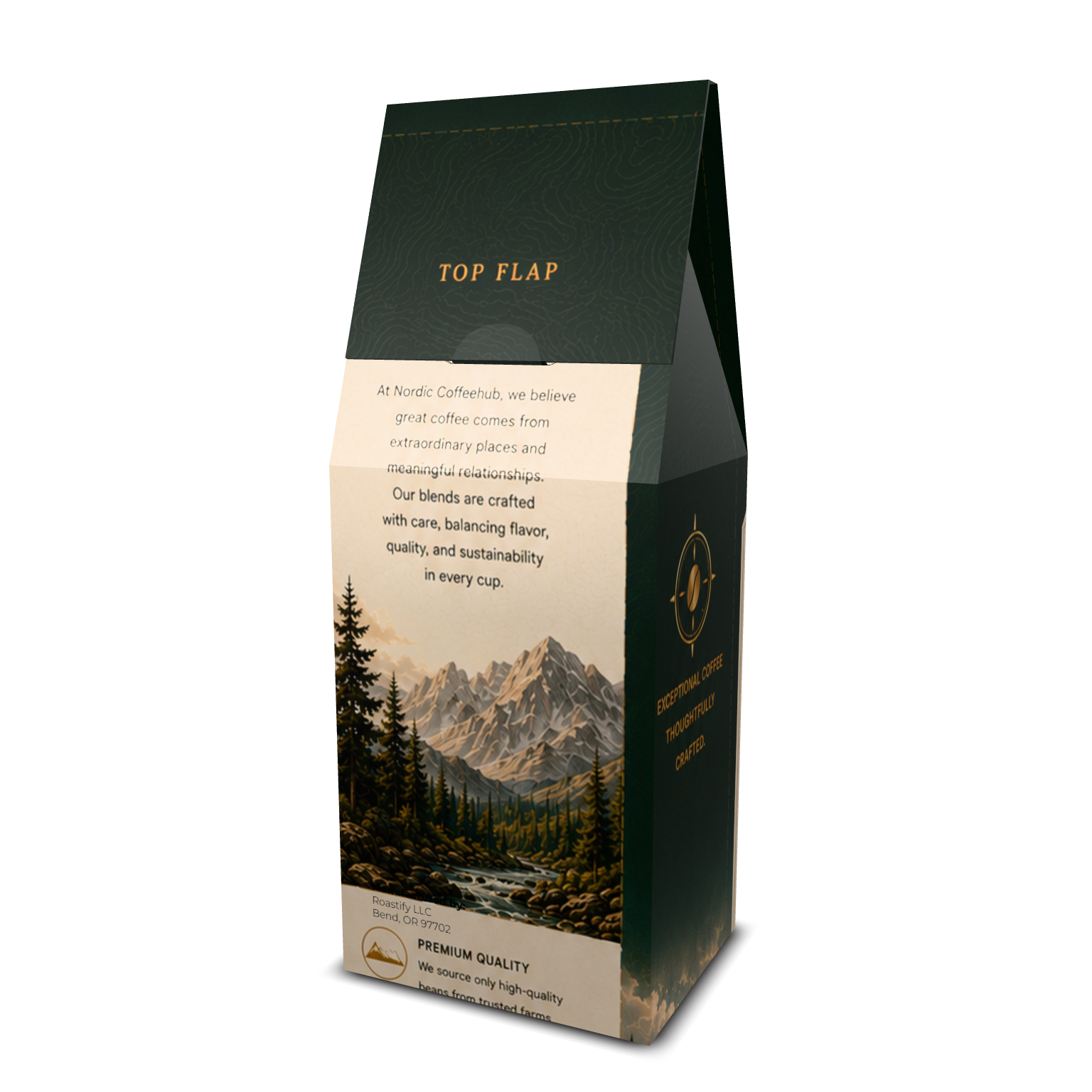 Trapper Peak Decaf Medium Roast Coffee - Nordic coffeehub