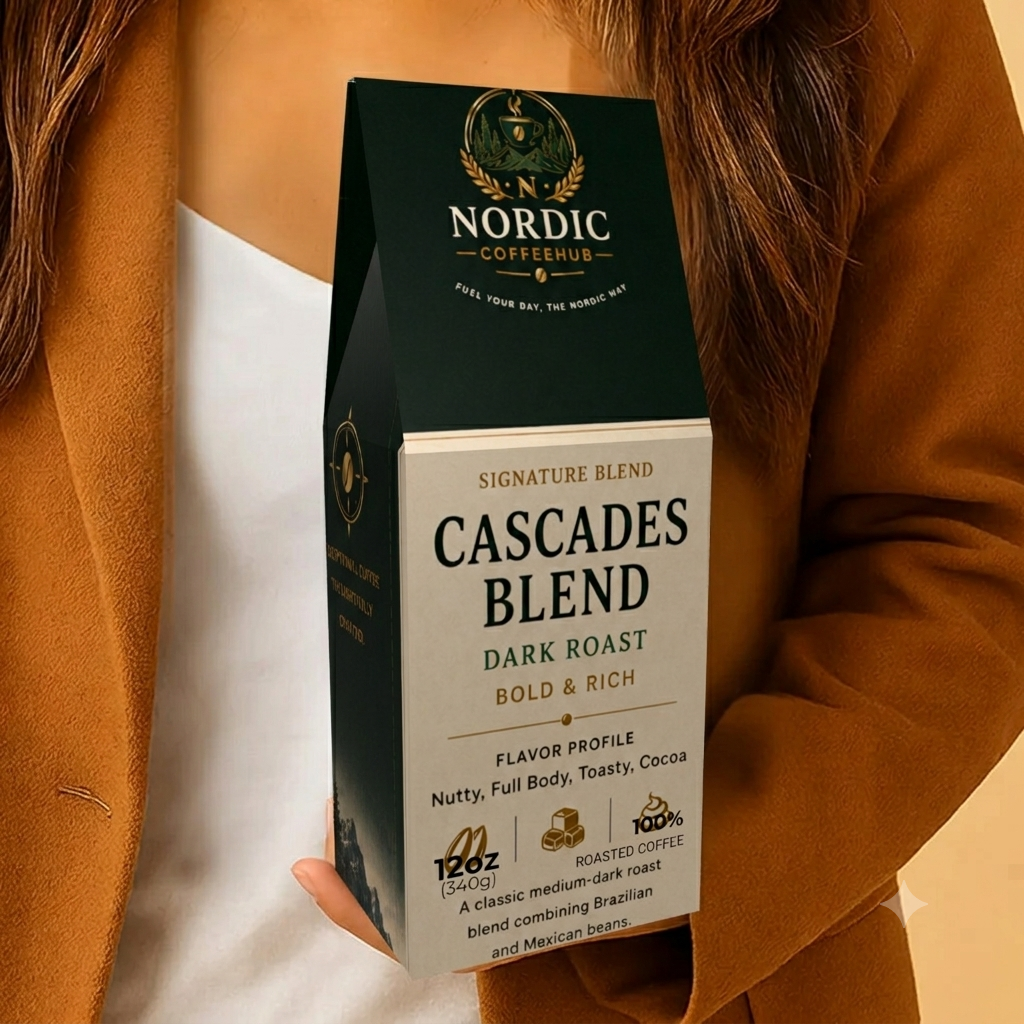 Cascades Blend Dark Roast Coffee - Nordic coffeehub