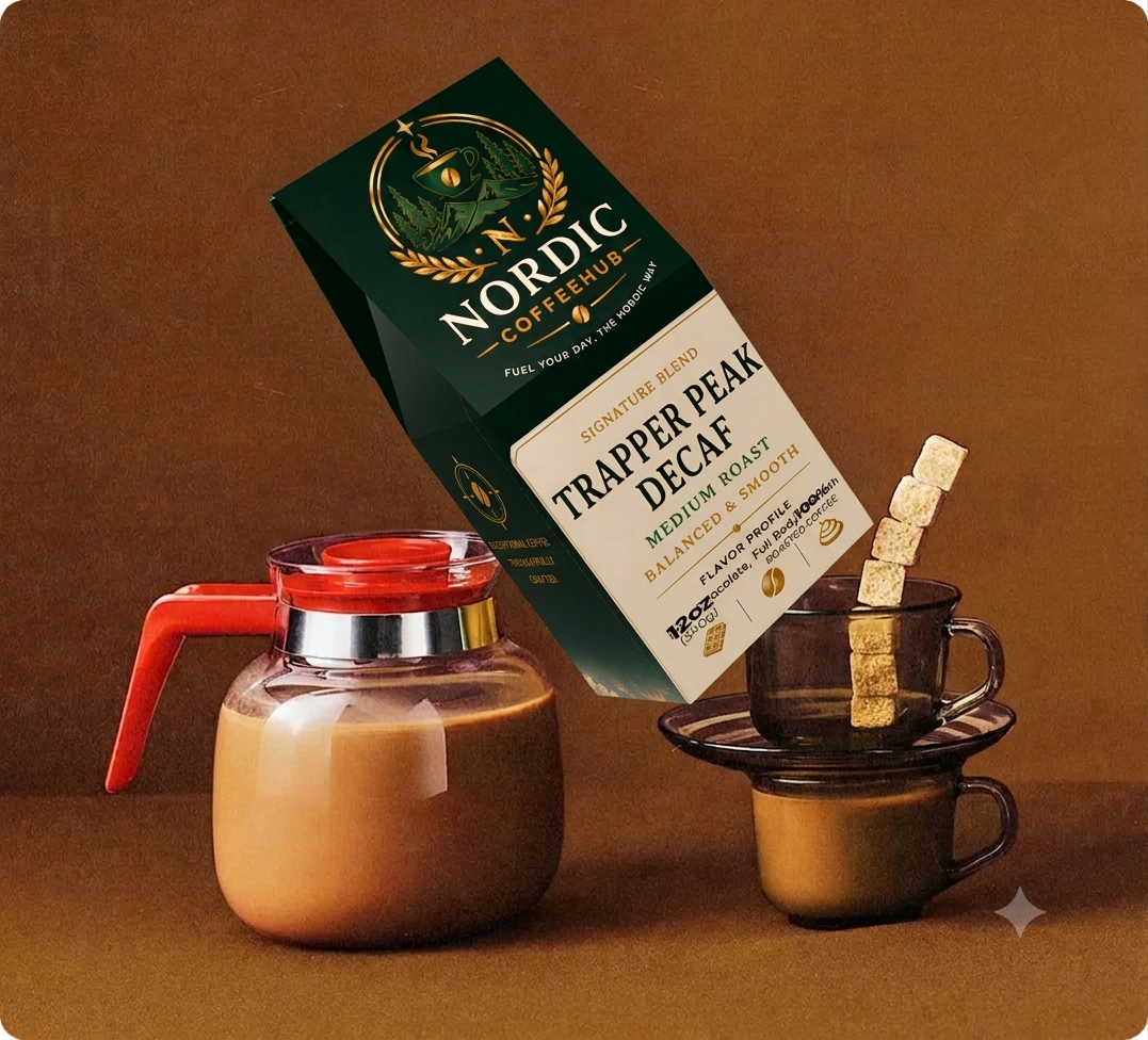 Trapper Peak Decaf Medium Roast Coffee - Nordic coffeehub